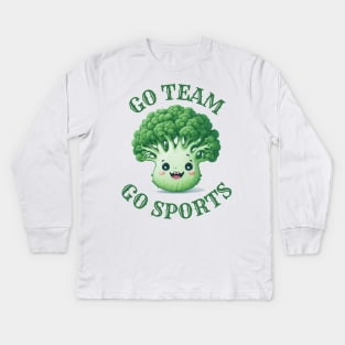 go team go sports Kids Long Sleeve T-Shirt